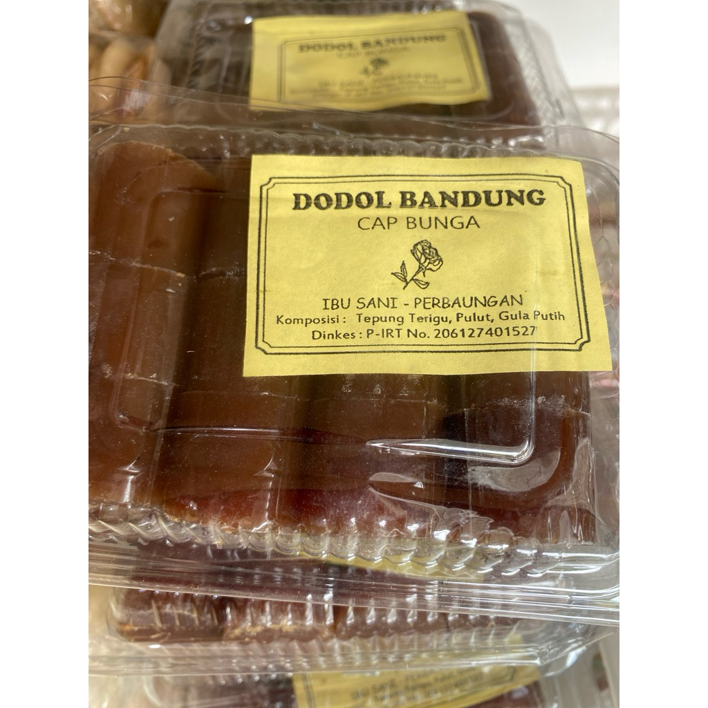 

DODOL BANDUNG CAP BUNGA ISI 12 POTONG