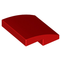 Lego 15068 Slope, Curved 2 x 2 x 2/3 red