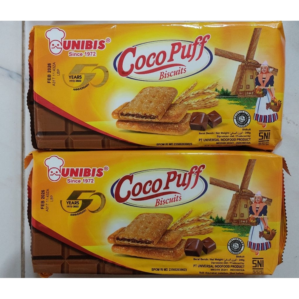 

KZ - UNIBIS coco puff biskuit coklat 240g