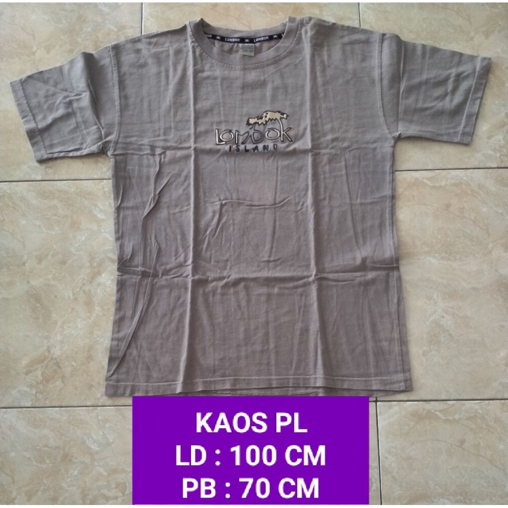KAOS BERKERAH PL / KAOS PRIA PL / KAOS LOMBOK