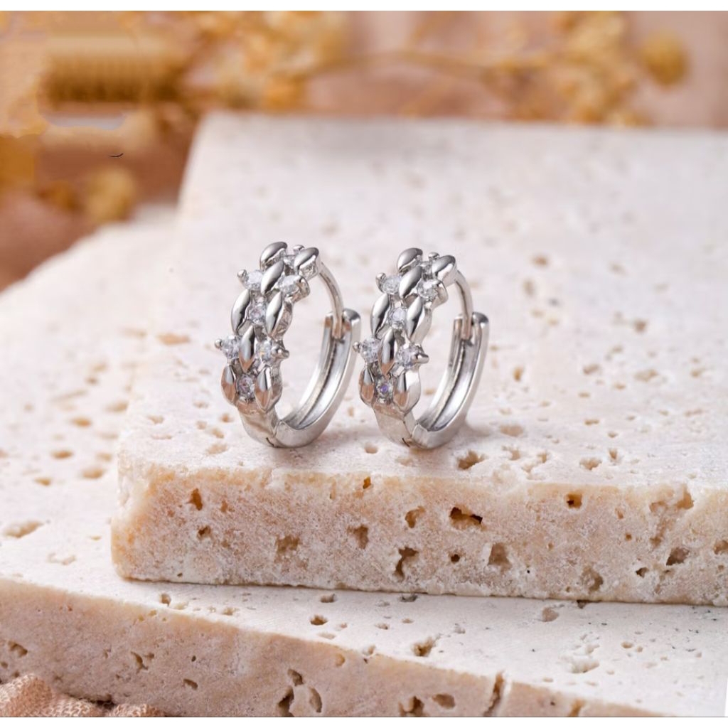 anting titanium anti karat asli korea wanita 100%