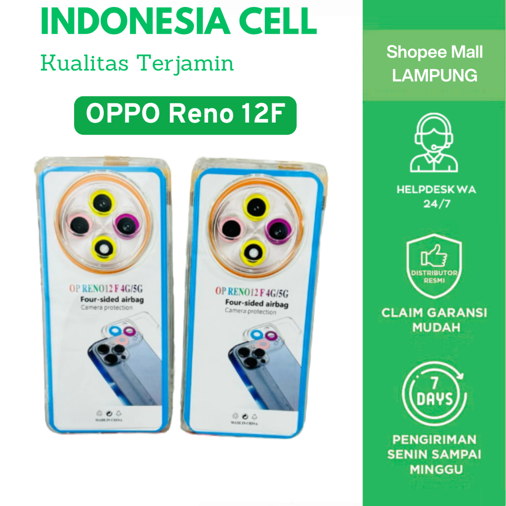 Case OPPO Reno 12F/Case Bening OPPO Reno 12F/Case Airbag OPPO Reno 12F/Anti Crack Reno 12F/Reno 12F