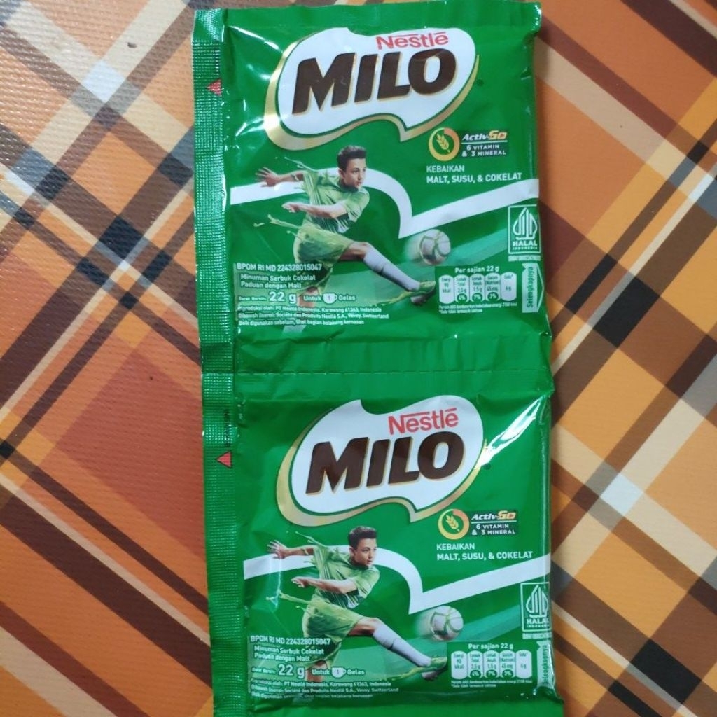 

Susu Milo Activ Go 1 renteng renceng isi 10 Sachet