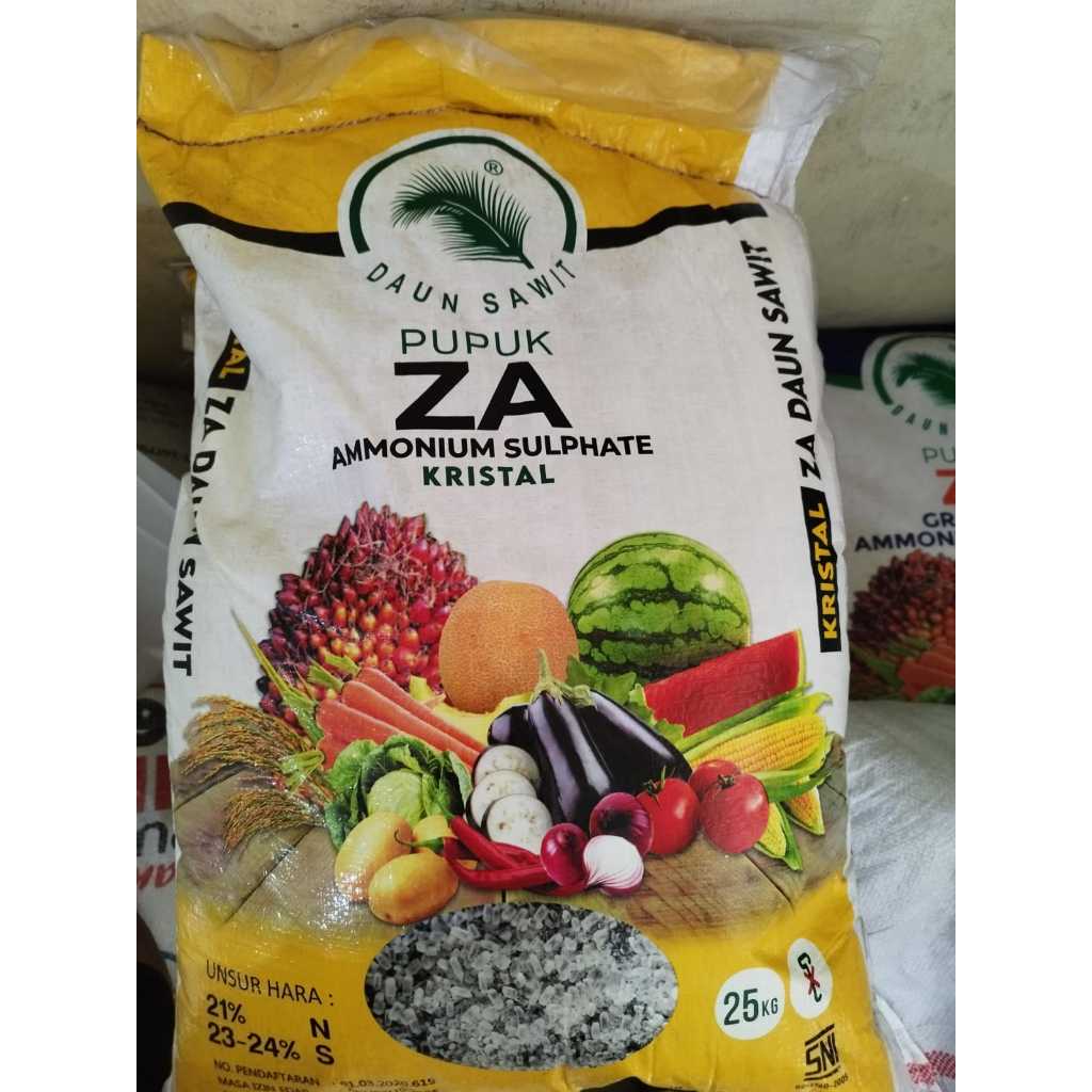 

Pupuk ZA KRISTAL DAUN SAWIT AMMONIUM SULFAT 25KG