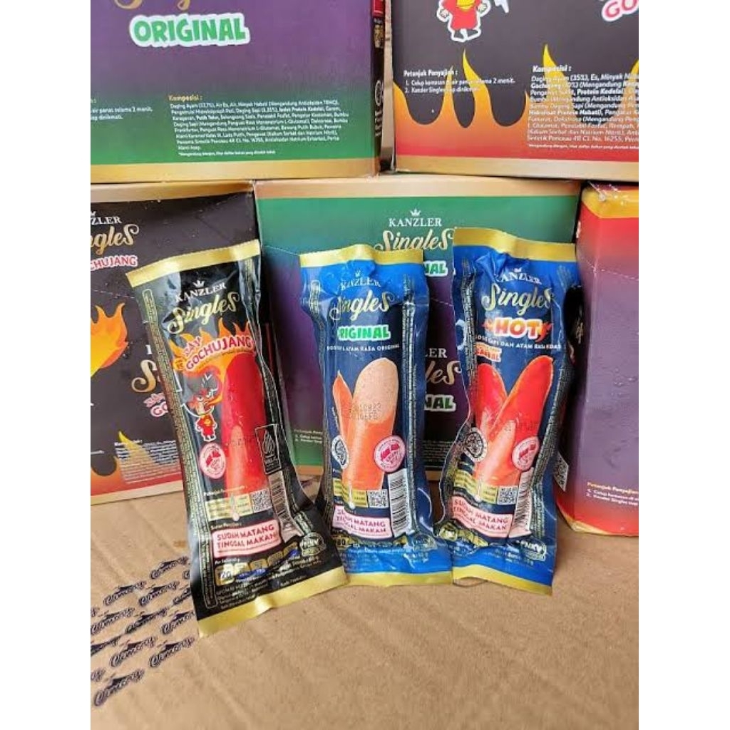 

Sosis Kanzler Singles 65 gr Per Pcs