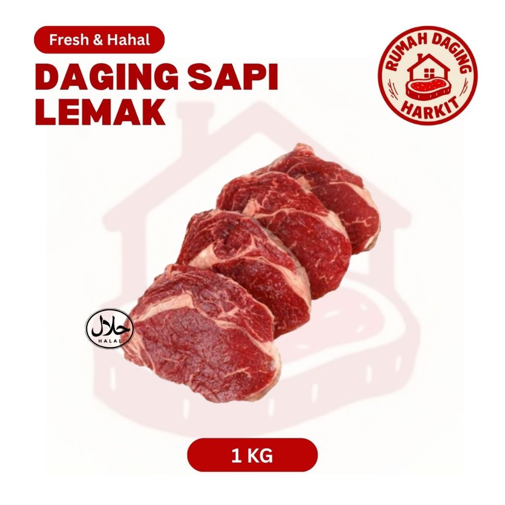 

Daging Sapi Potong Premium Fresh Halal 1kg Kab Tangerang