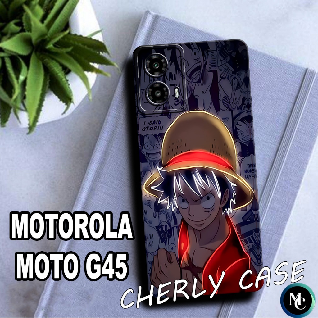 case karet untuk MOTOROLA MOTO G45/CC4/Motif Anime/softcase MOTOROLA MOTO G45/silicon/case hp