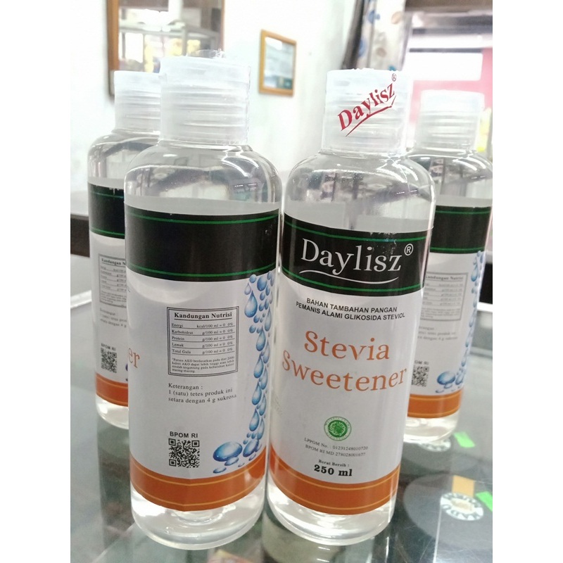 

STEVIA CAIR 250 ml PEMANIS ALAMI NOL KALORI PENGGANTI GULA PASIR AMAN UNTUK DIABETES