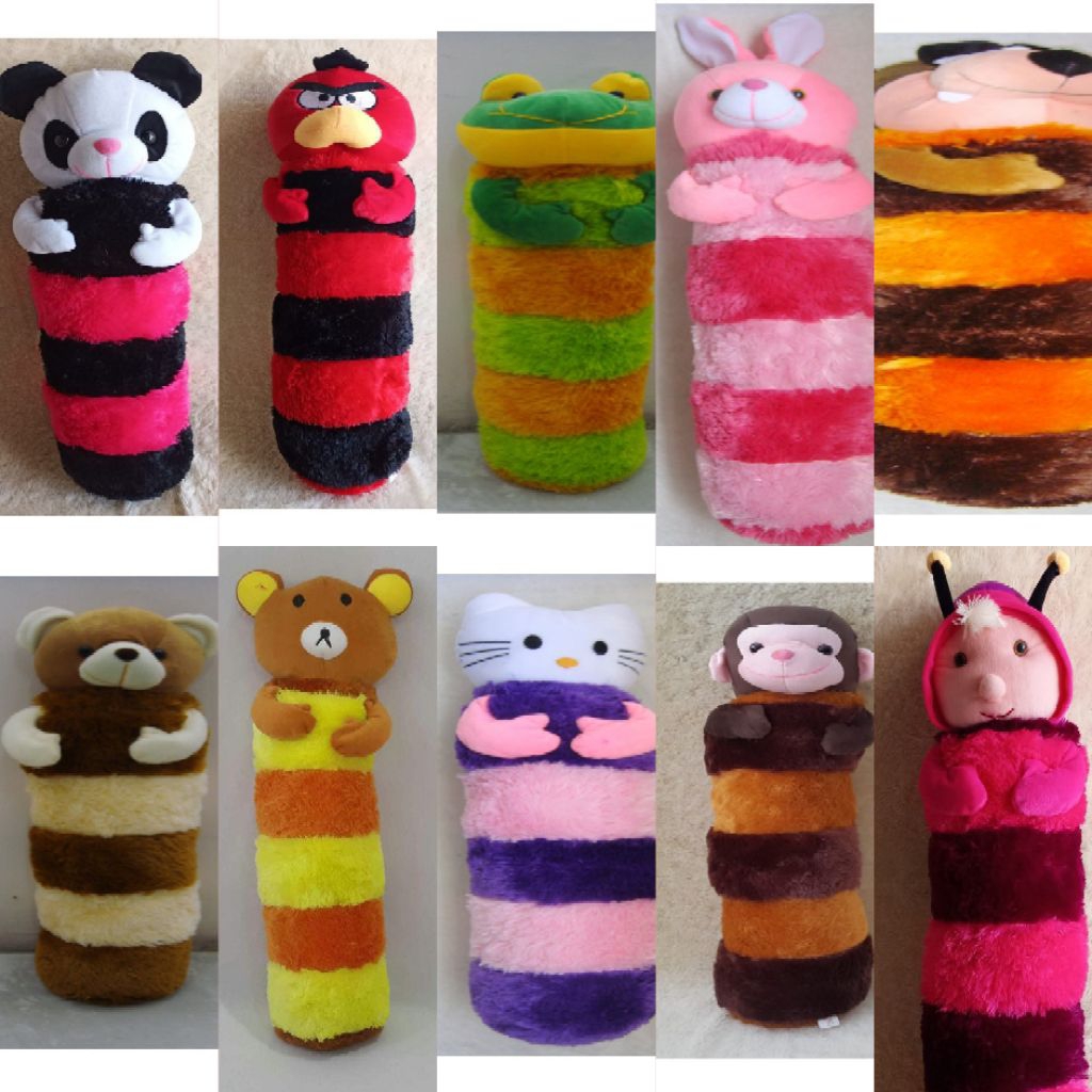 Guling boneka lucu mainan guling boneka anak guling anak boneka guling bahan bulu bantal guling bone