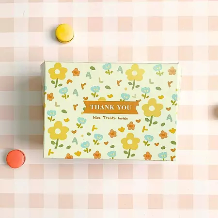 

snack box motif lucu some flower dus packaging kemasan kue basah tradisional air minenal ukuran 14.5x10.5x7 cm