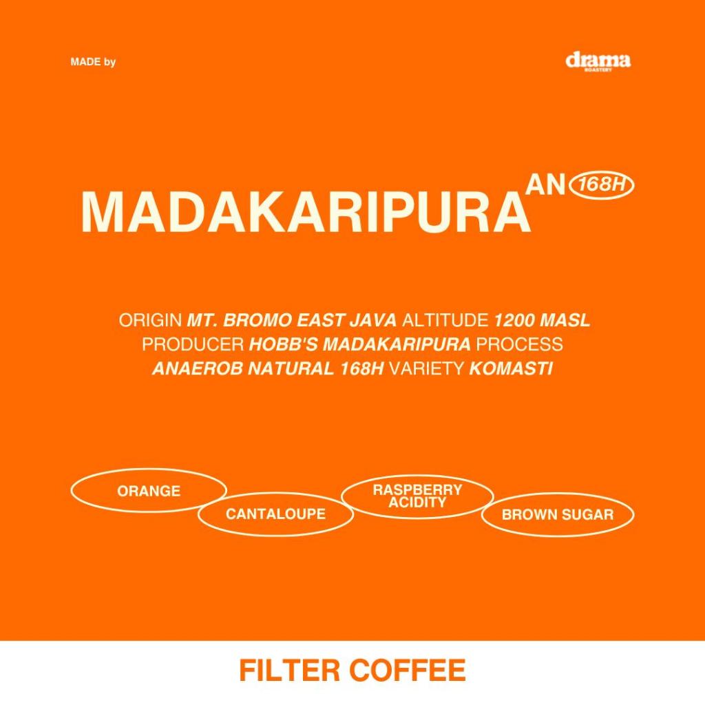 

Madakaripura Natural Anaerob 168H Filter Coffee Arabica