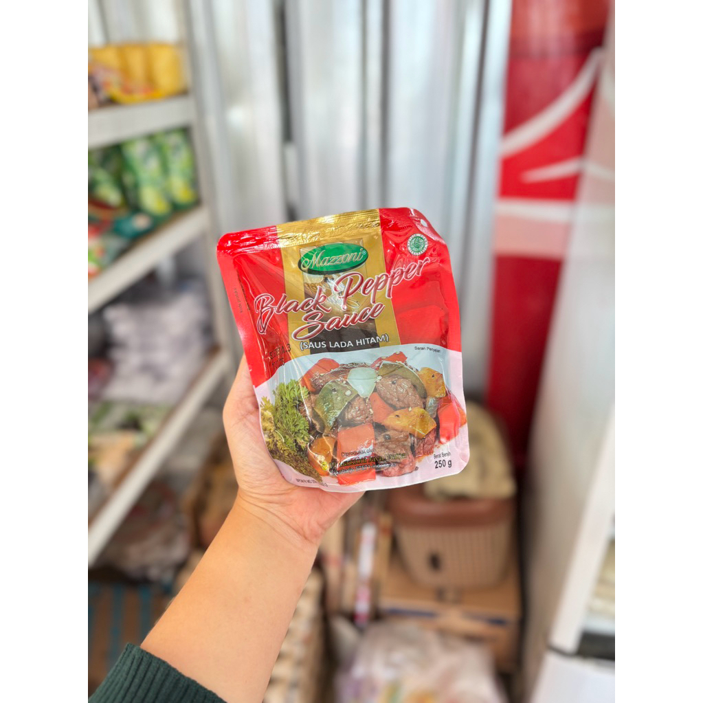 

Black Papper Sauce Mazzoni 250g