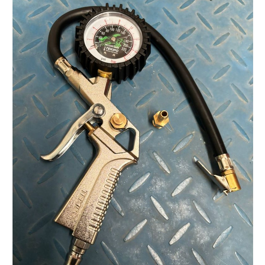 Terlaris Tekiro Tyre Inflator Preasure Gauge 3 In 1 Isi Angin Ban Mobil Motor Tyre Gauge Termurah