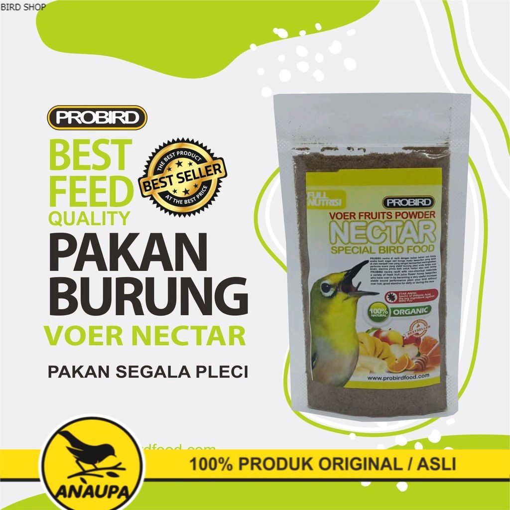 PAKAN BURUNG PLECI VOER NECTAR TERBUAT DARI SARI BUAH ALAMI