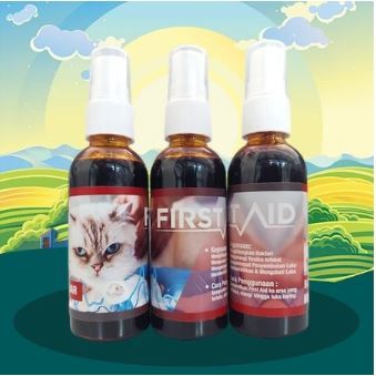 FIRST AID - Obat Luka Kucing Obat Luka Terbuka Bernanah Luka Bakar Borok Iritasi Kulit Kucing Luka S
