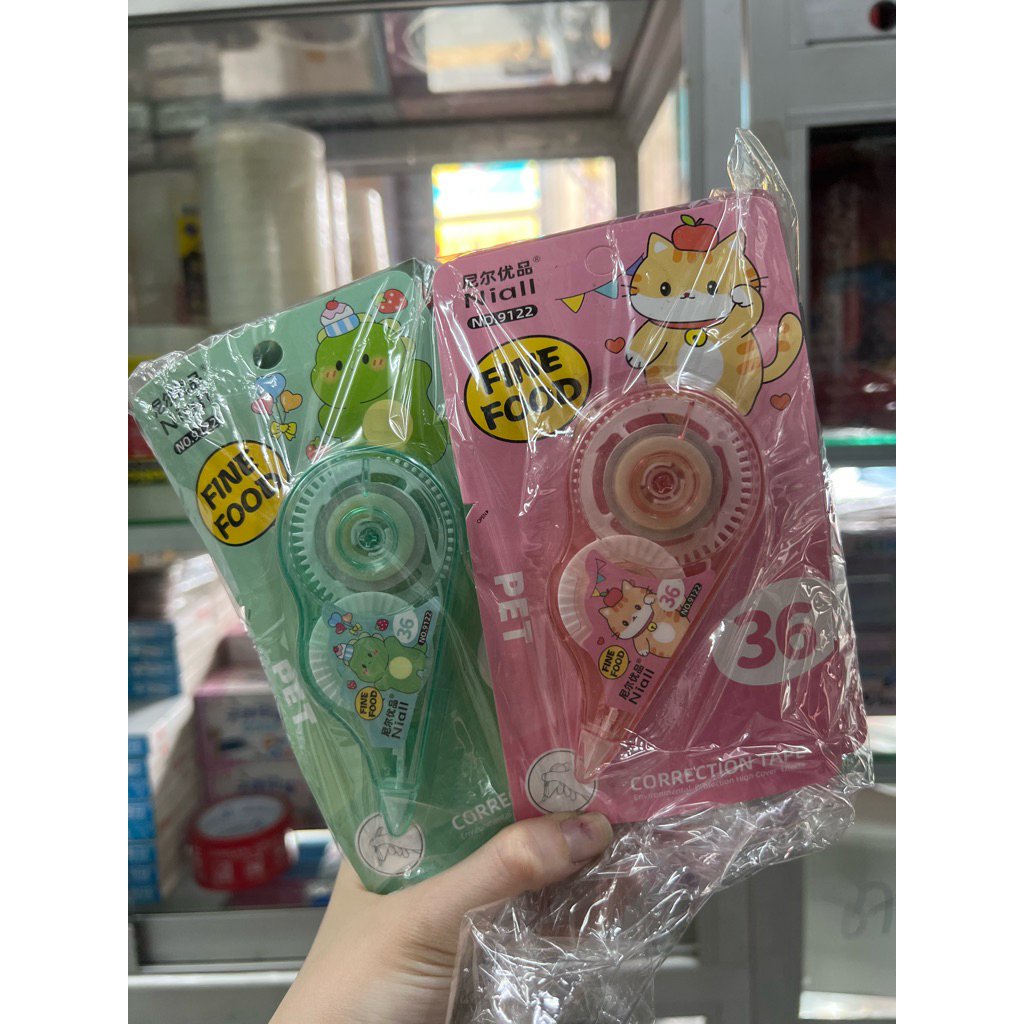 

1pc - Tipex kertas / Correction tape / Tipex cair / Correction fluid joyko / Glue stick Agatis / Lem Stik