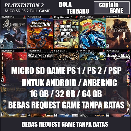 MICRO SD GAME PSP PS 1 PS 2 FULL GAME ANDROID ANBERNIC