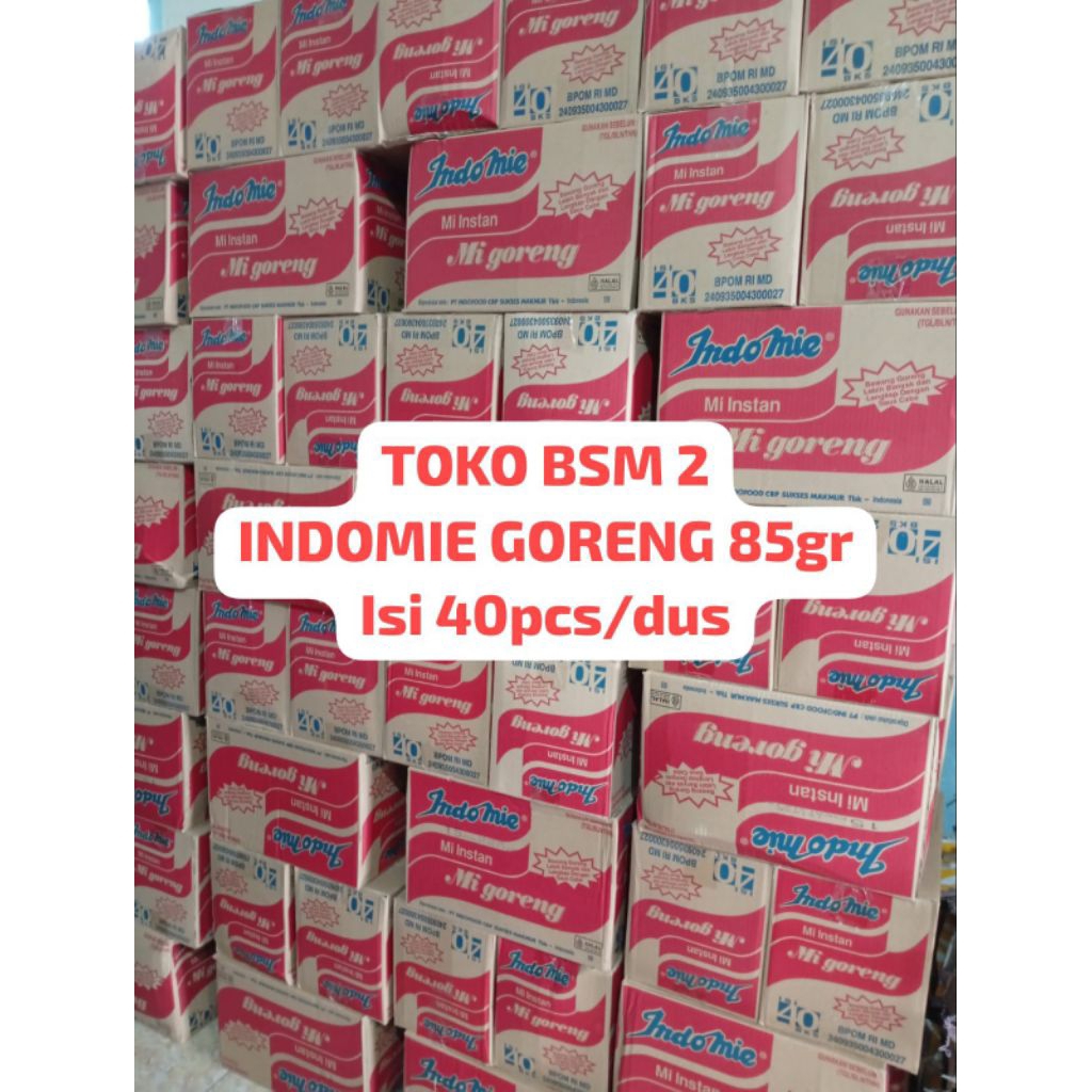 

INDOMIE GORENG isi 40pcs Murah (Ex Aman)