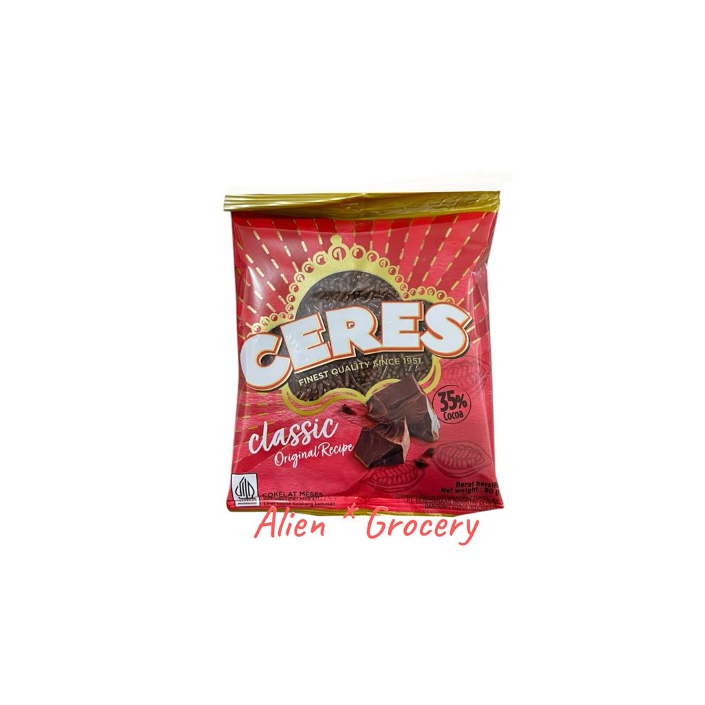 

Ceres Coklat Tabur Hagelslag Milk Dark Festive 80gr