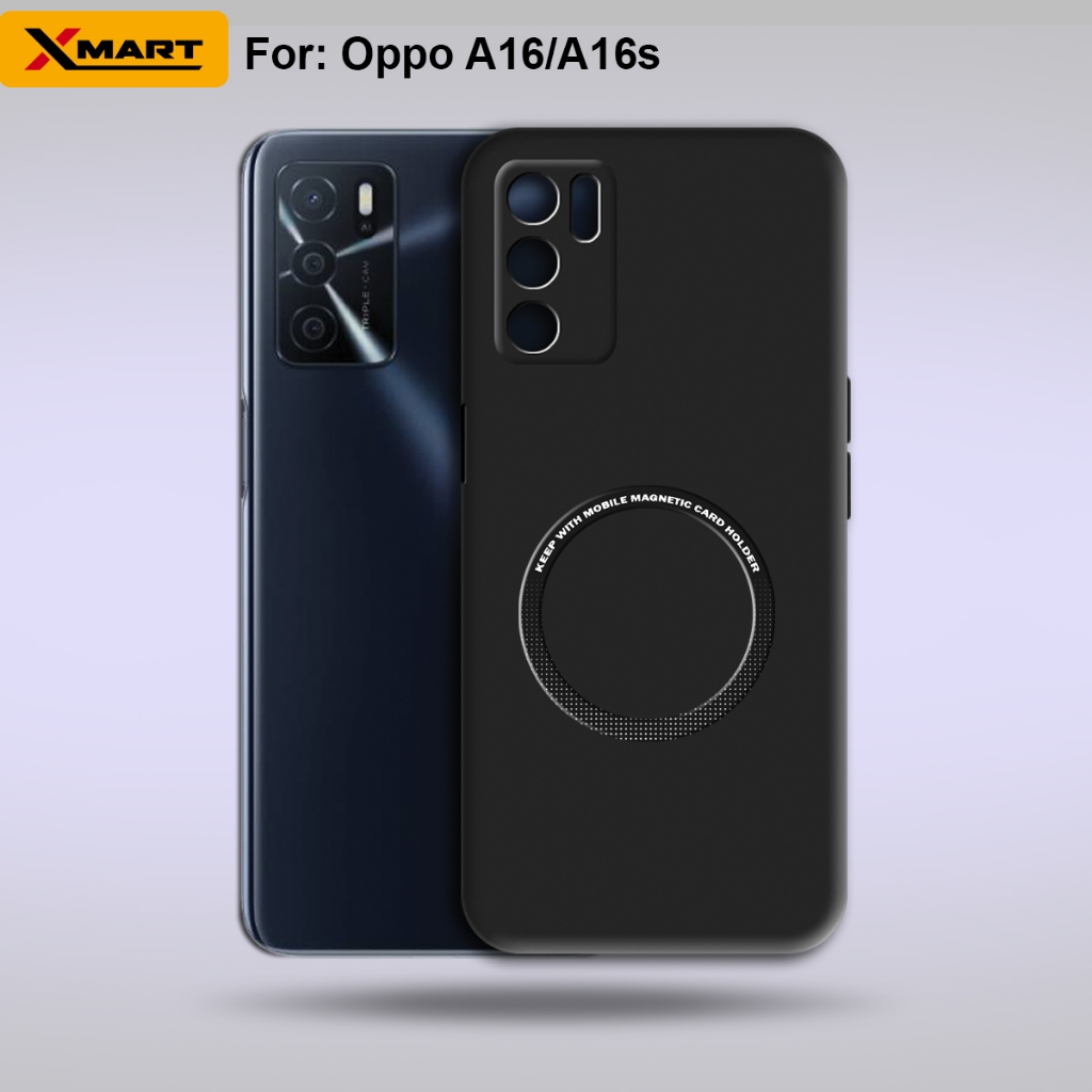 Softcase Oppo A16/A16s Casing With Ring Magnetic