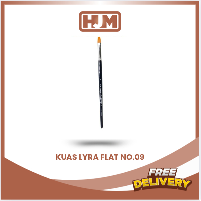 

LYRA KUAS / ART BRUSH FLAT 09 ( PIPIH )