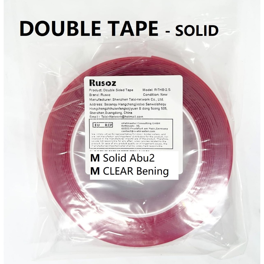 

K 10MM X 3 METER X 4M / NAIL ART / JELLY Double Tape / Multi Fungsi / Mini Nano 2 Tips tip / Serba guna / Dua lem isolatip/Solatip/Tempel Mobil Perlengkapan Rumah Karpet Diameter Sedang/Lengket Banget isolasi Super Perekat Lakban 3 M 3M Kecil Bening CLEAR