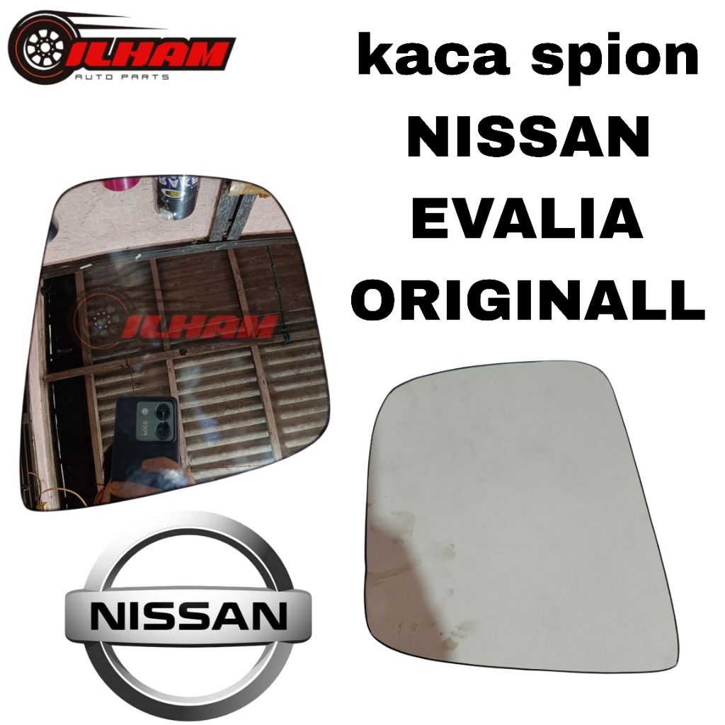 kaca spion Nissan Evalia originall kanan dan kiri kaca spion nissan evalia