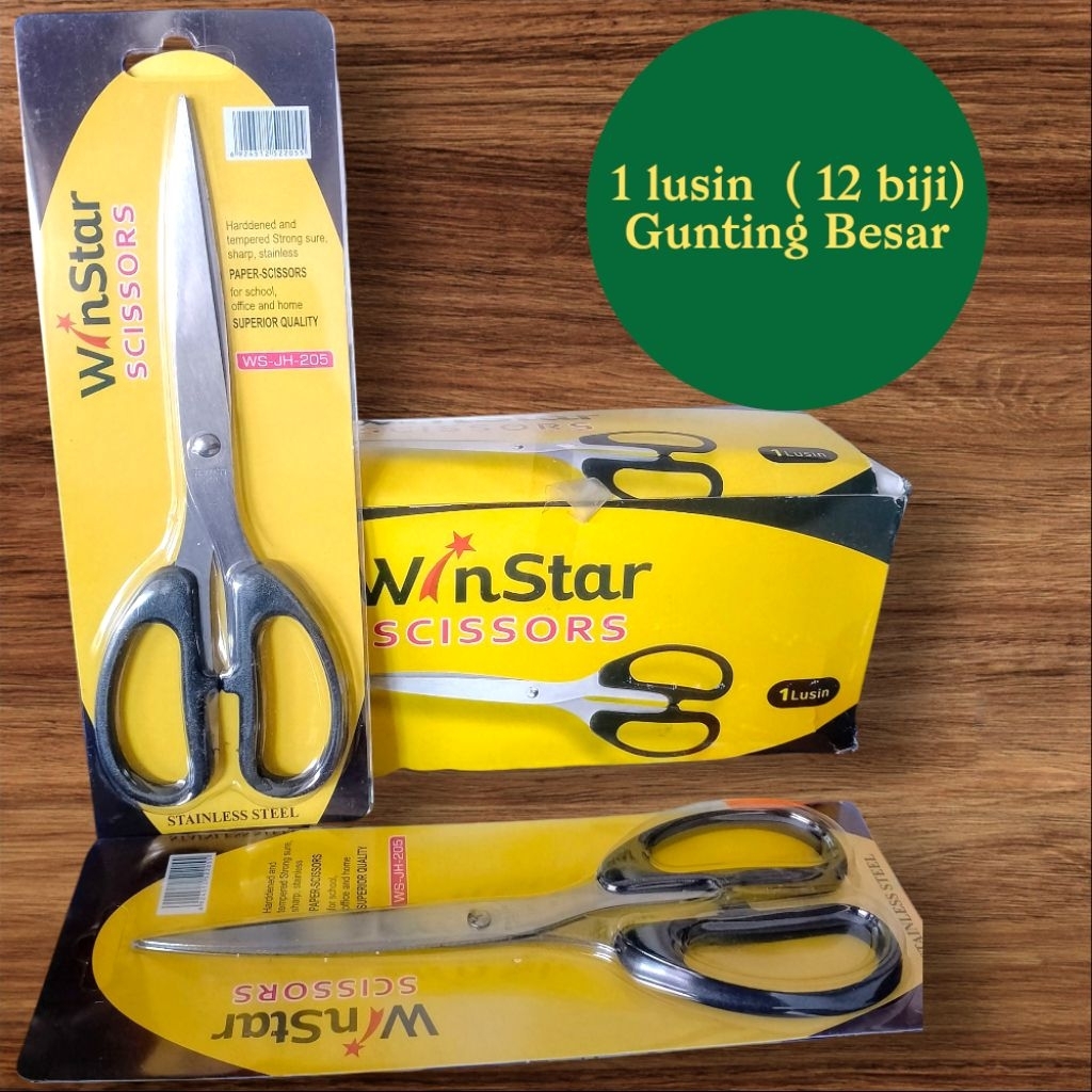 

1 pack (12 biji ) Gunting Besar,Tanggung, kecil
