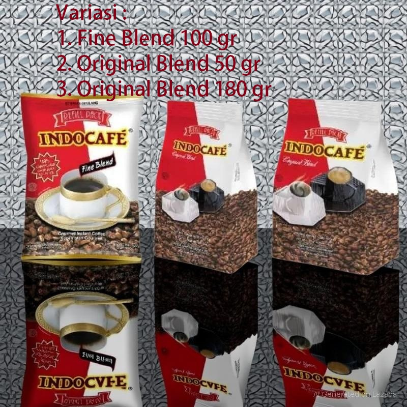

INDOCAFE Original Blend REFILL fine blend Black Coffee all varian
