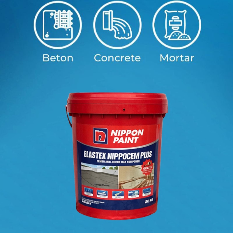 CAT WATERPROOFING NIPOCEM NIPPON PAINT / CAT TEMBOK NIPPON PAINT