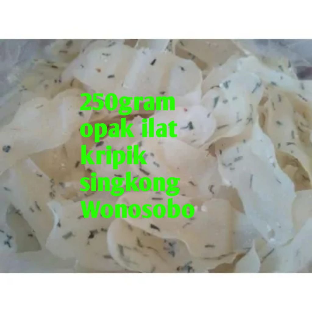 

250 gram opak ilat kripik singkong Wonosobo
