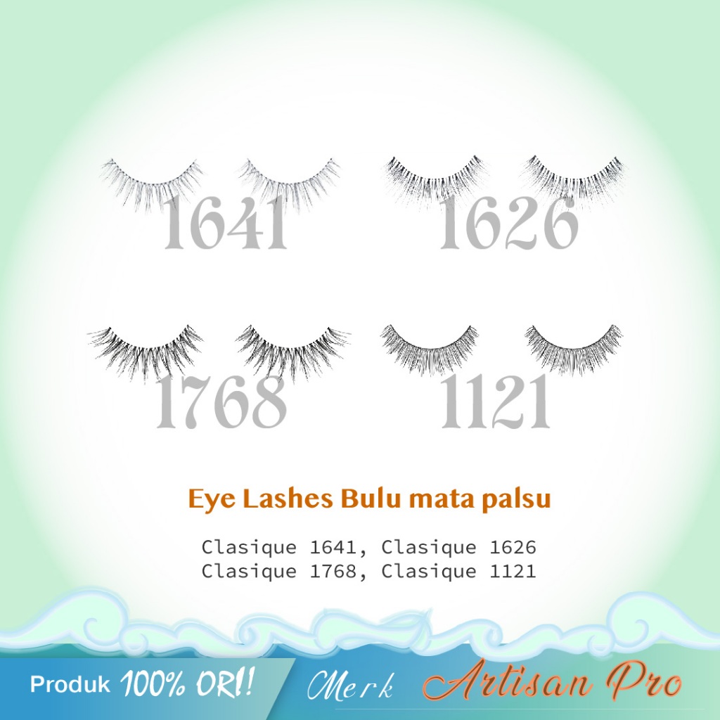 ORI Artisan Pro Lashes Eyelash Bulu Mata Clasique 1641 1626 1768 1121