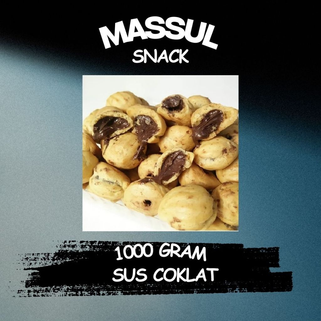 

[1000 gram] Soes Cokelat Kering Coklat Sus Jajan