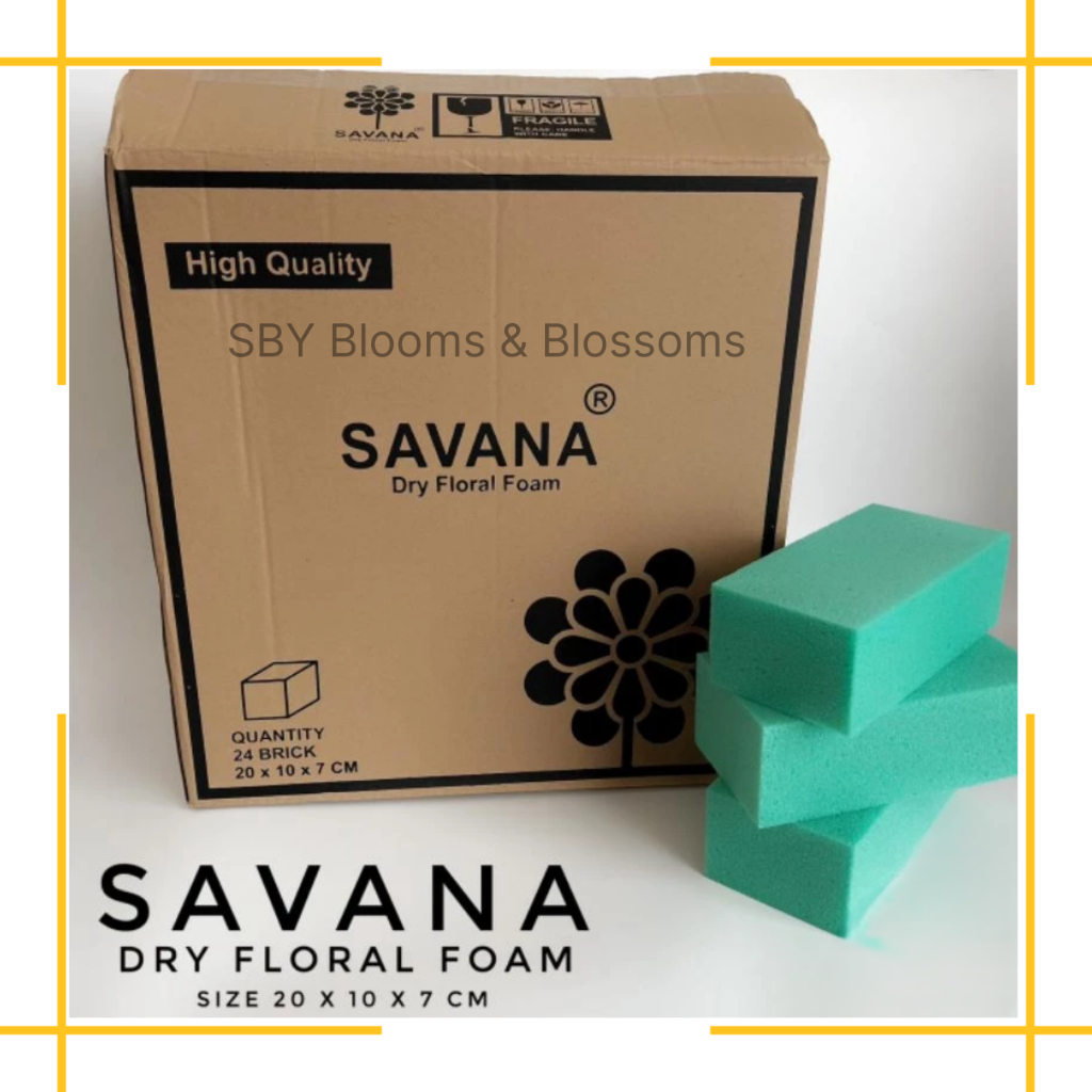 

Savana & Sakura Busa Kering & Basah Sterofoam / Oasis Kering & Basah Foam