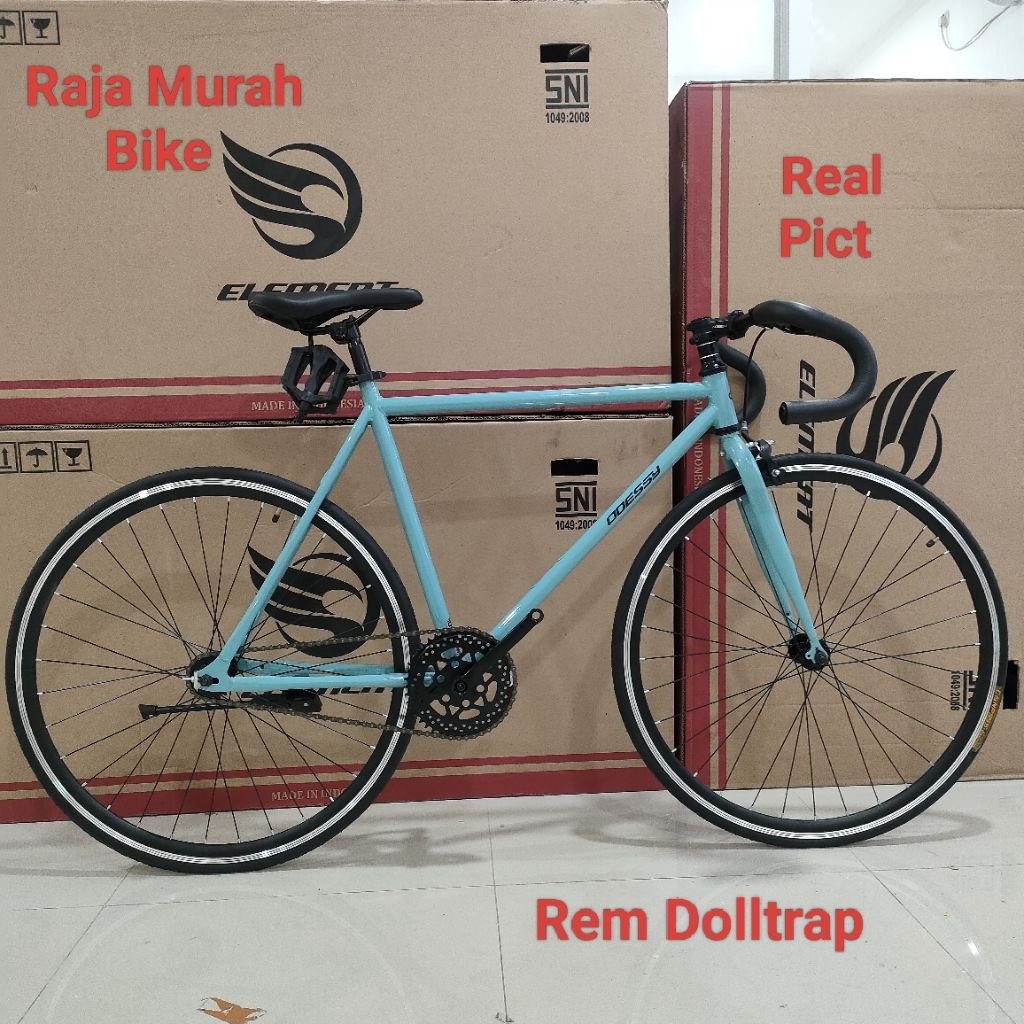 Sepeda Fixie Odessy RM 1050 Rem Torpedo Doltrap 700C Sepeda Odessy Fixie Rem Dolltrap