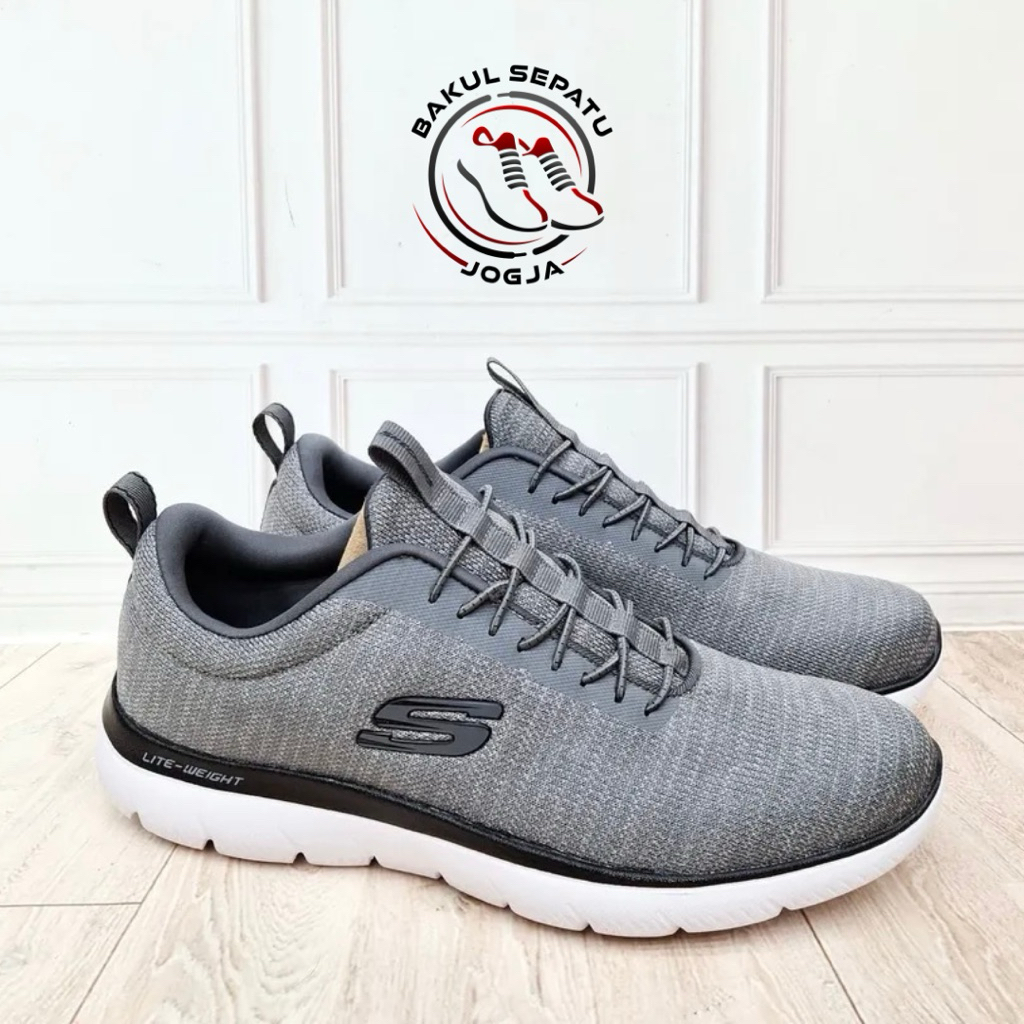 Sepatu Pria SKECHERS Summits (Size 42-43) Sneakers Casual Sport Sekolah Dewasa