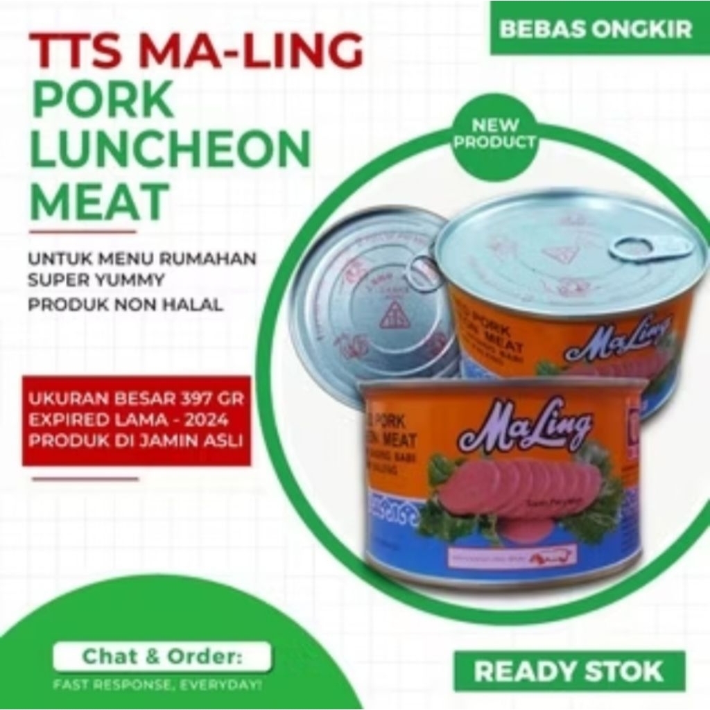 

TTS MaLing 397gr dijamin original - ukuran besar non halal