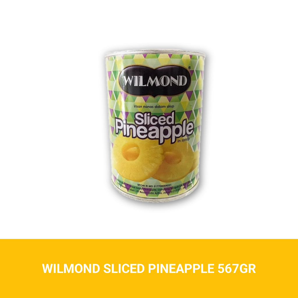 

WILMOND SLICED PINEAPPLE 567GR | POTONGAN BUAH NANAS 576GR