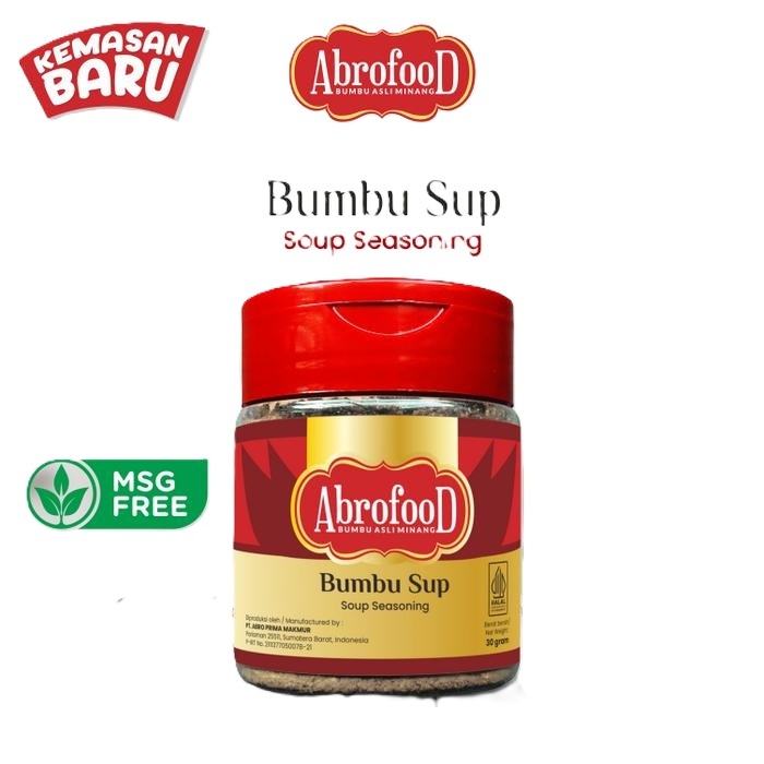 

[oddsolshop] pekanbaru/Abrofood Bumbu Sup 30GR Soup Seasoning Kebutuhan Memasak