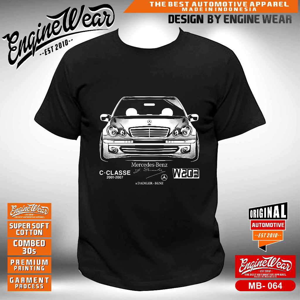 kaos mercedes benz W203 W204 W123 W124 W202 W210 W211 W212 W140 kaos baju tshirt mobil mercy rst – E