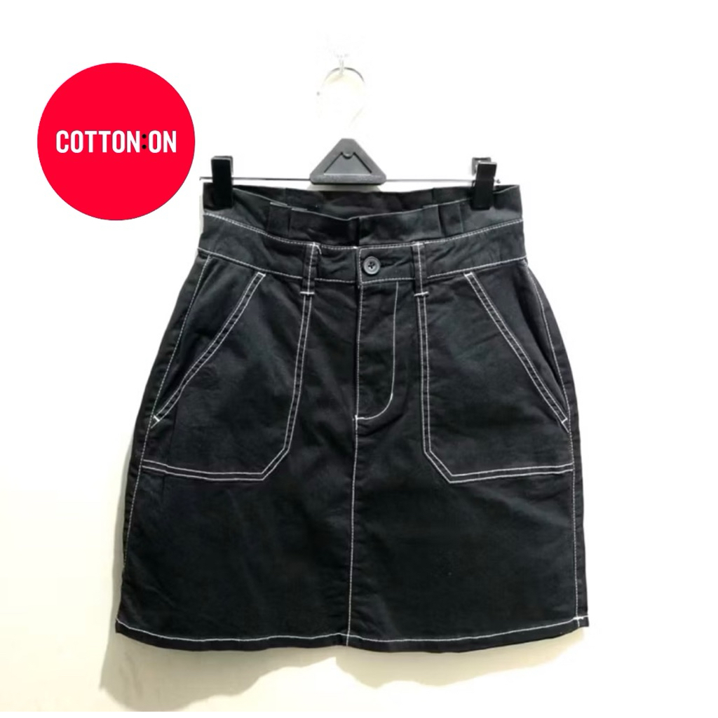 Preloved Cotton On Skirt Contrast Stitch