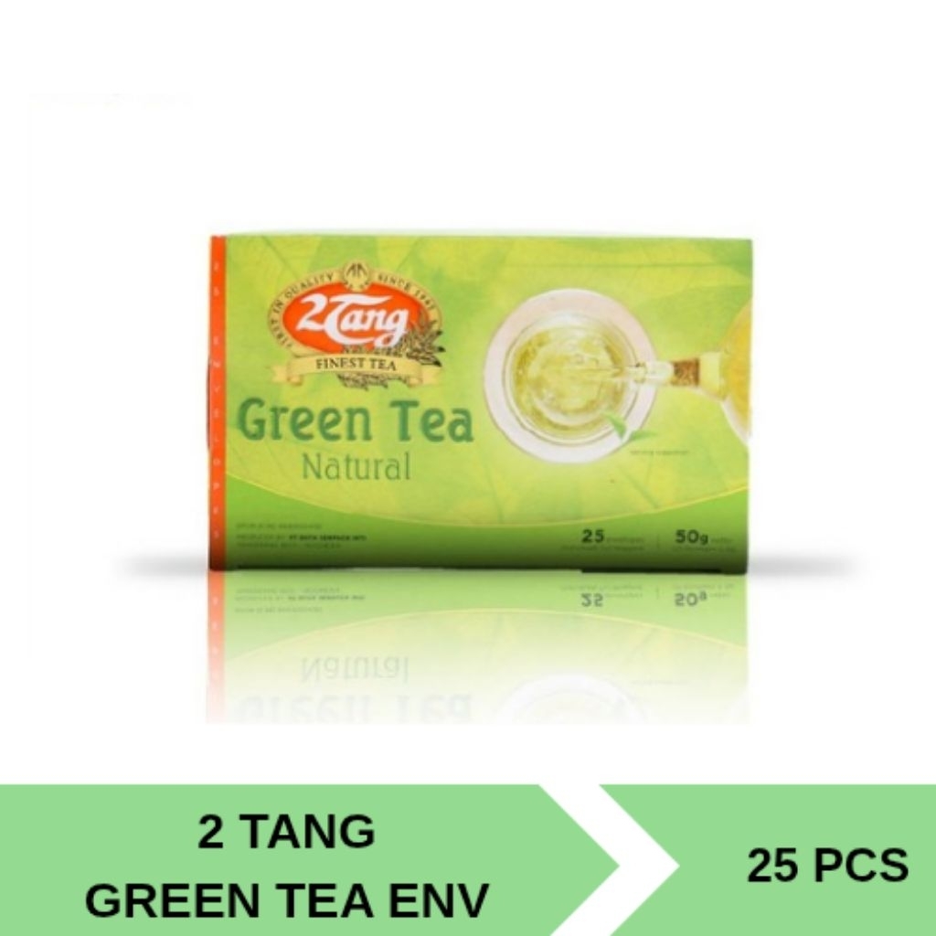 

2TANG GREEN TEA ENVELOPES (1 box isi 25 kantong)