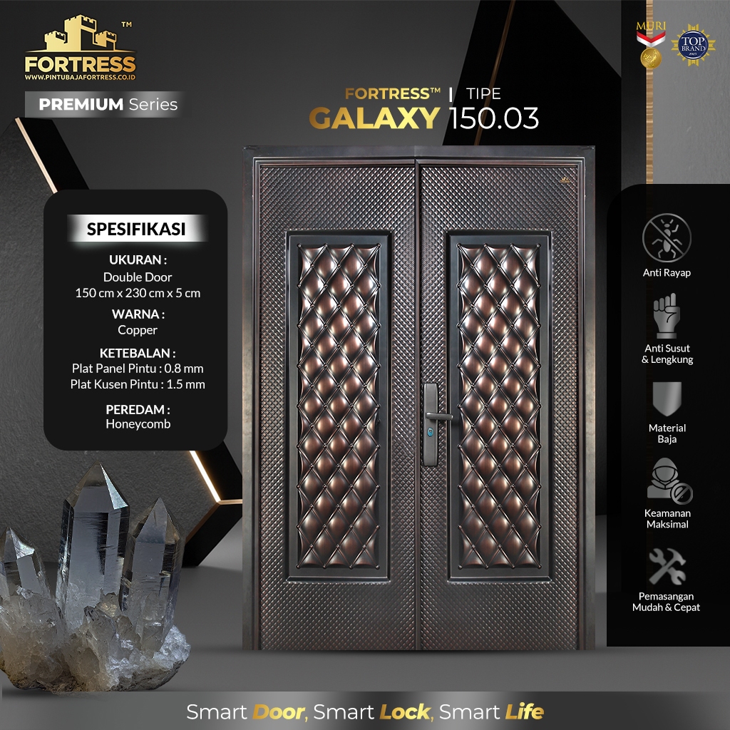 PINTU BAJA FORTRESS TYPE GALAXY 150.01, 02, 03 - LUAR JABODETABEK