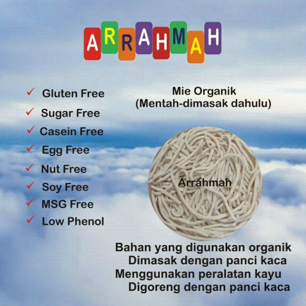 

Mie Organik / CFGFSF / Autis / Arrahmah