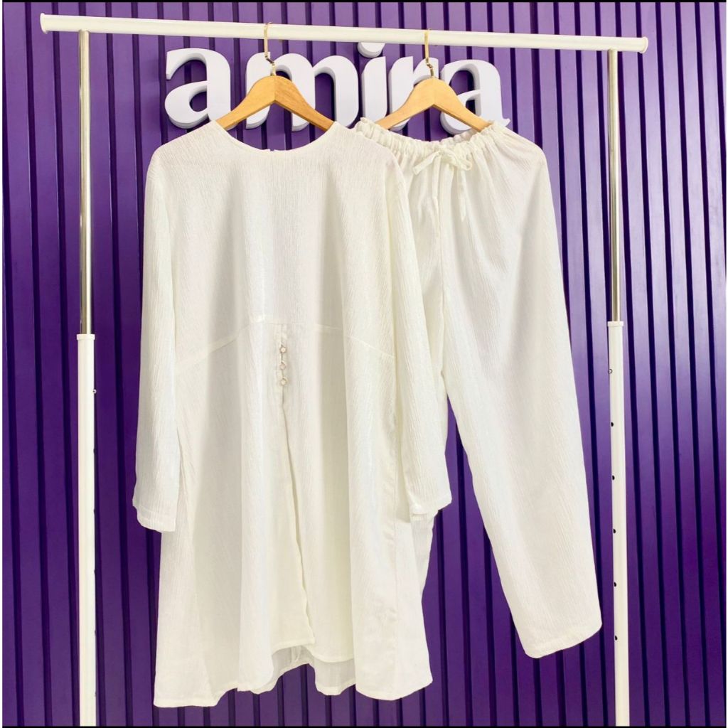 Amira - One Set (Setelan Wanita Atasan Celana dan Rok Premium)