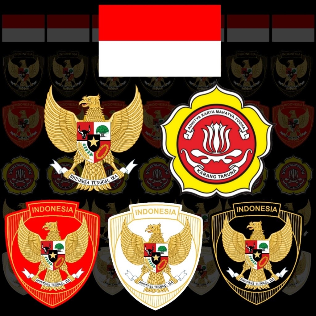 

Sablon Setrika Logo Garuda Bendera merah putih Logo Garuda Timnas Logo karangtaruna Murah Berkualitas