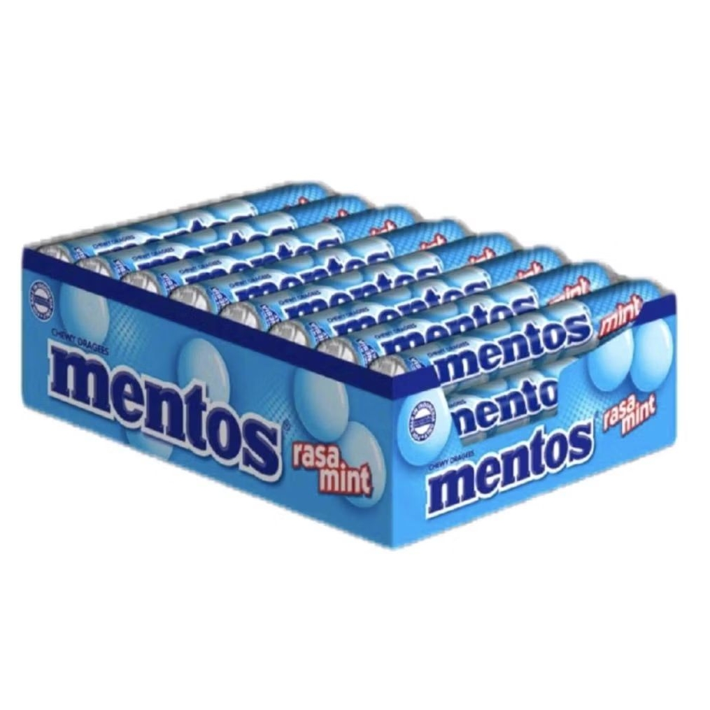 

PERMEN MENTOS ROLL 29 GRAM ( ISI 14 PCS ) PERMEN MENTOS ROLL PROMO!!!