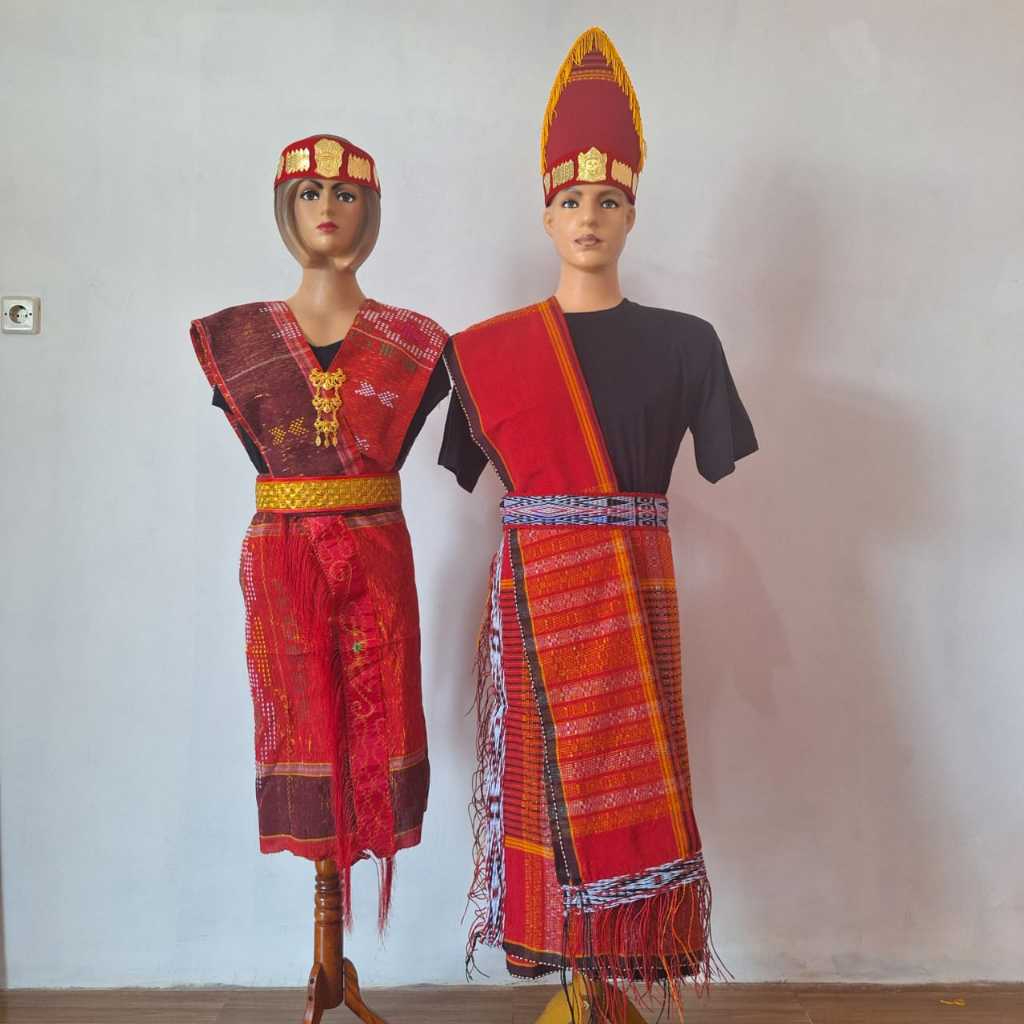 baju adat batak / prawed / prawedding / set ulos pesta batak / set couple adat batak toba
