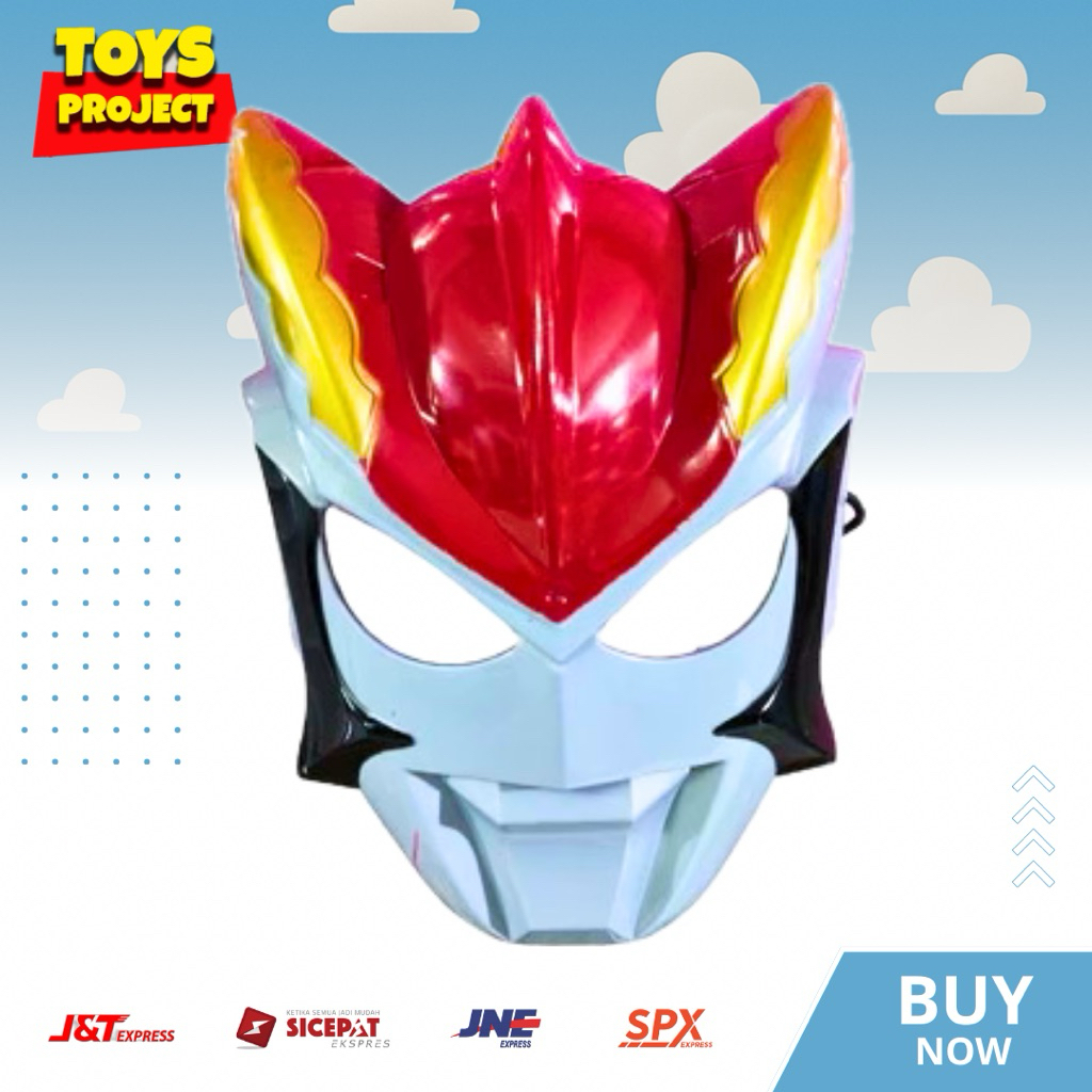 Topeng BIMA X Anak Superhero Satria Garuda BIMA-X Tokoh Pahlawan Mainan Cosplay Kostum Anak Laki Lak