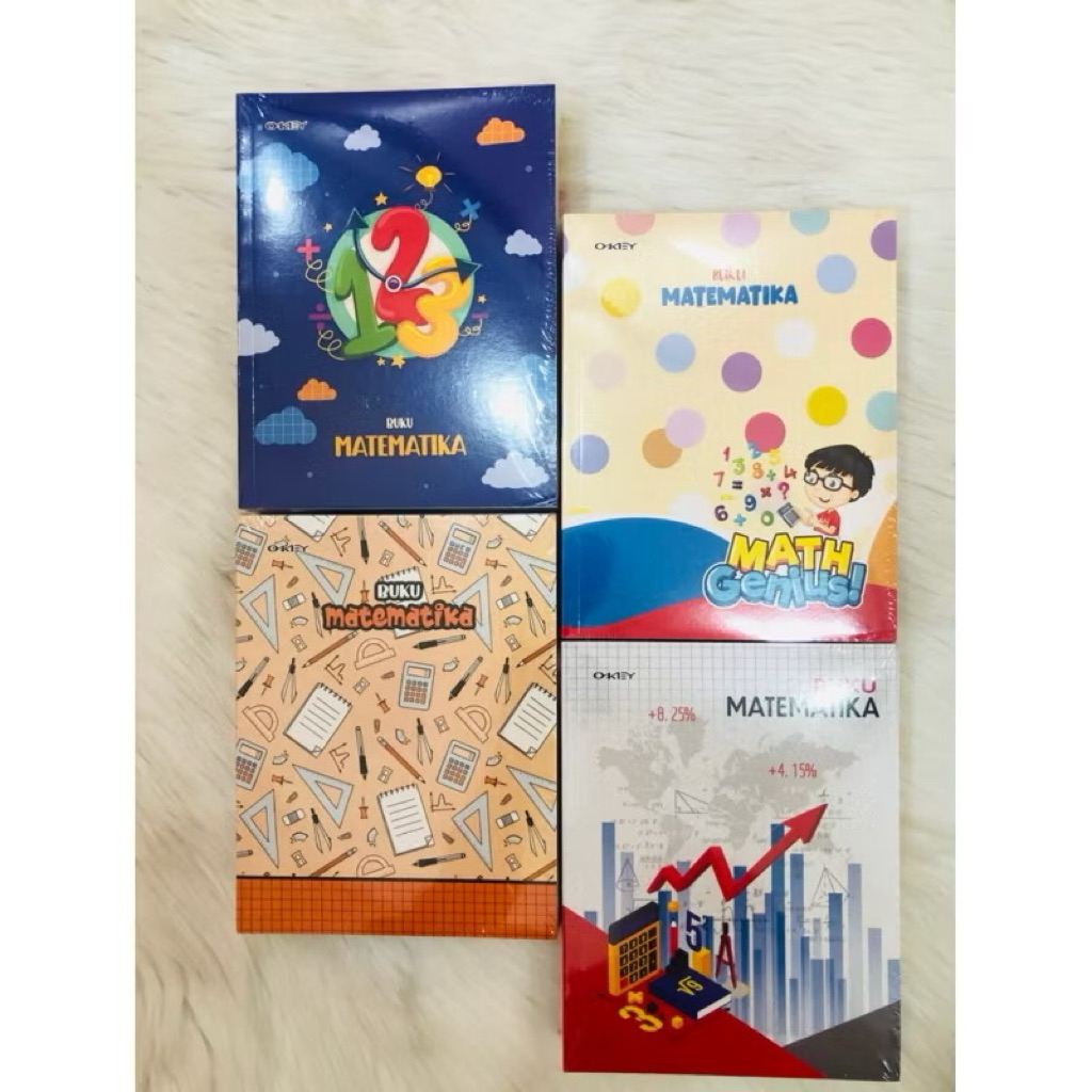 

1PCS/SATUAN BUKU MTK ISI 98 LEMBAR OKEY TEBAL BUKU MATEMATIKA KOTAK KECIL